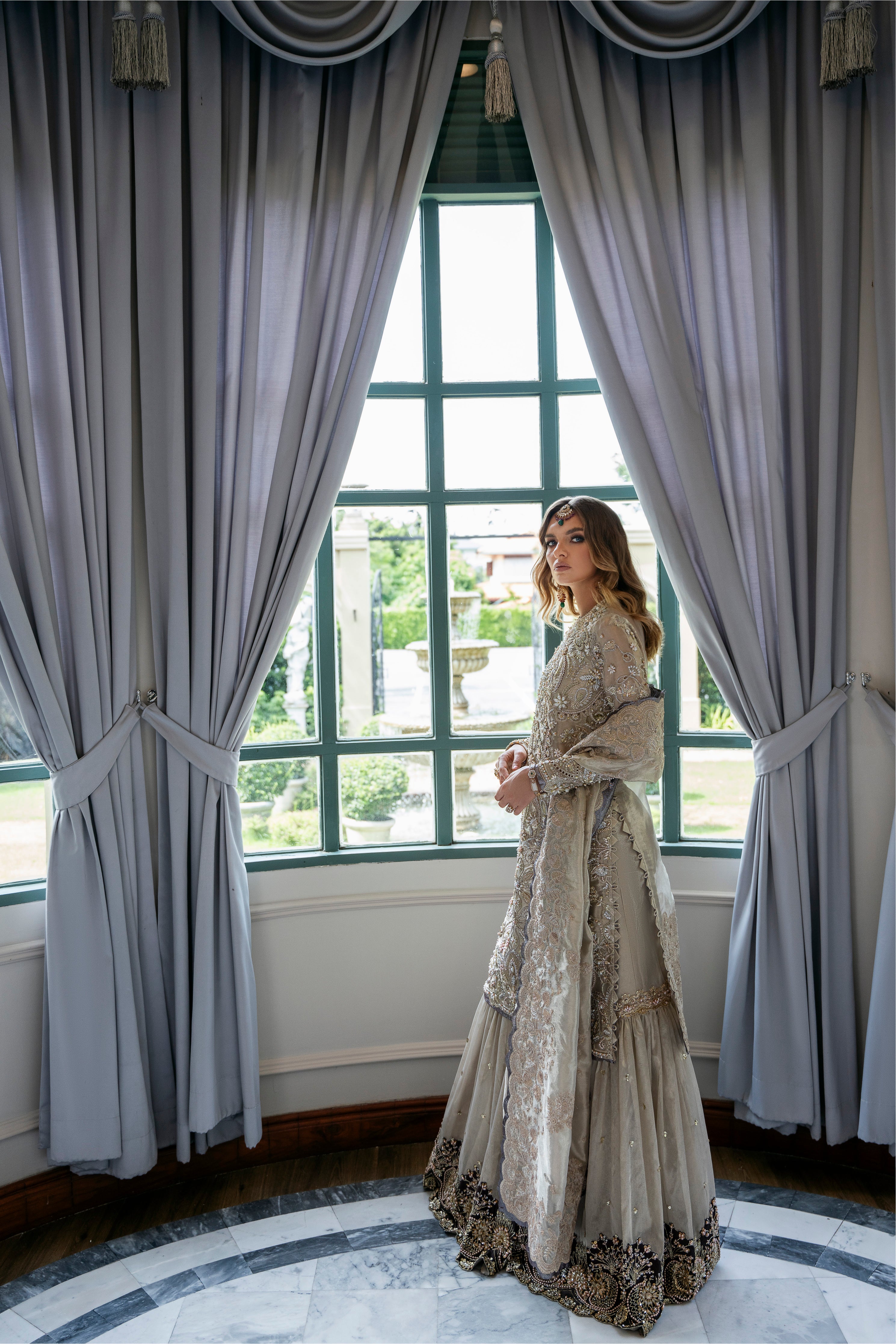 MYSIE BY TAHIRA - Formal Wear For Women - LUXE FORMALS - PAKISTANI FORMAL DRESSES - ALARA25