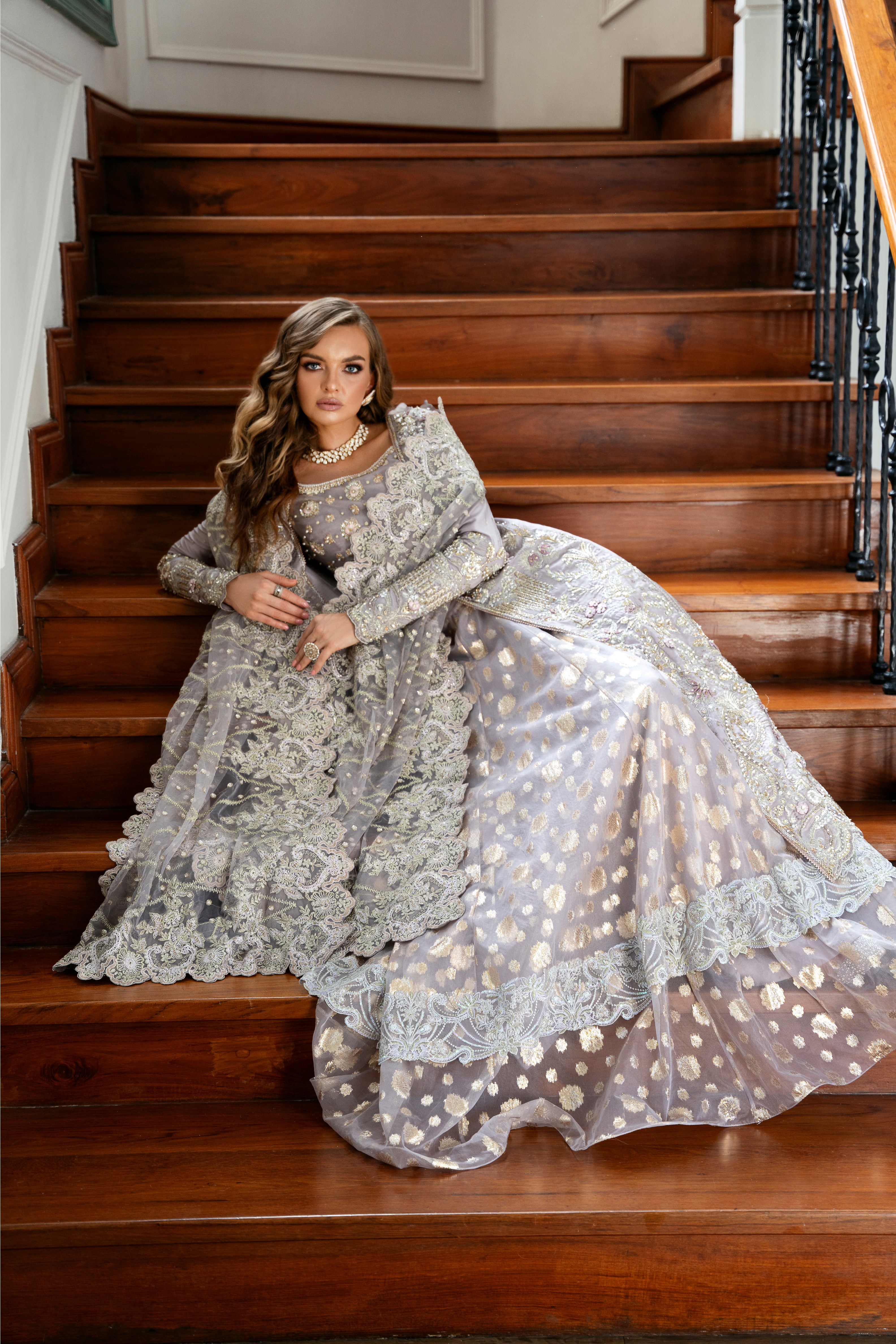MYSIE BY TAHIRA - Formal Wear For Women - LUXE FORMALS - PAKISTANI FORMAL DRESSES - ALARA25