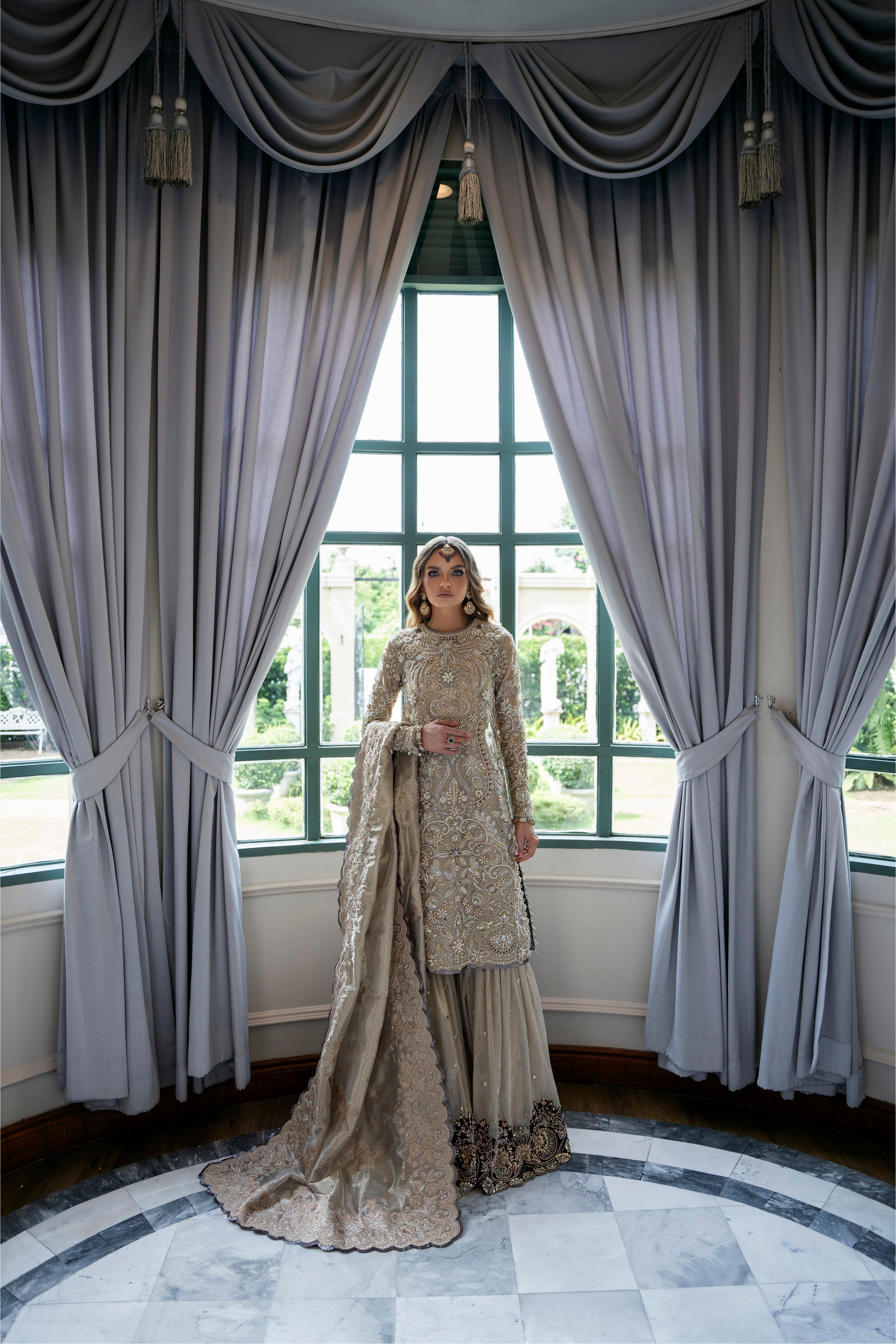 MYSIE BY TAHIRA - Formal Wear For Women - LUXE FORMALS - PAKISTANI FORMAL DRESSES - ALARA25