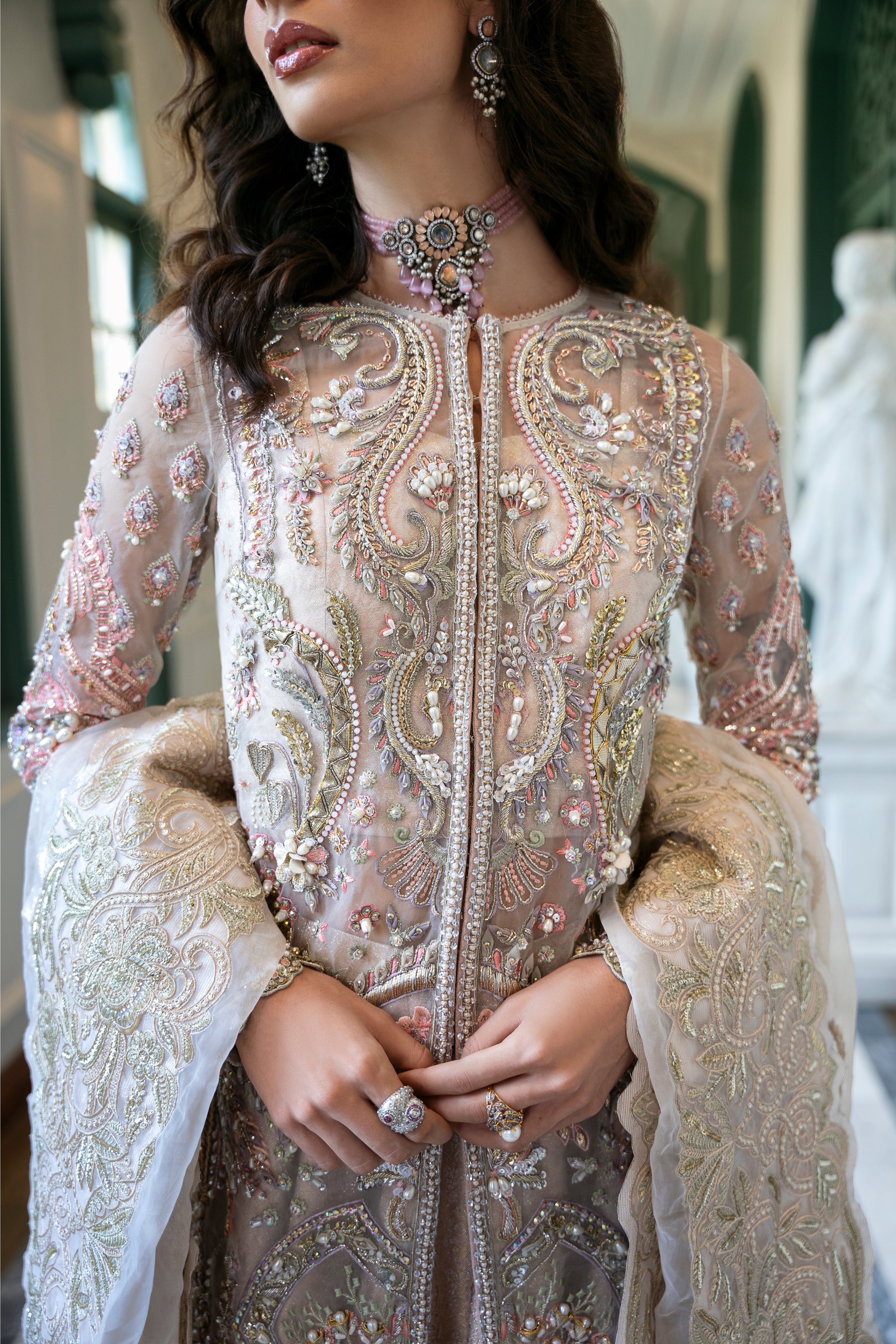 MYSIE BY TAHIRA - Formal Wear For Women - LUXE FORMALS - PAKISTANI FORMAL DRESSES - ALARA25
