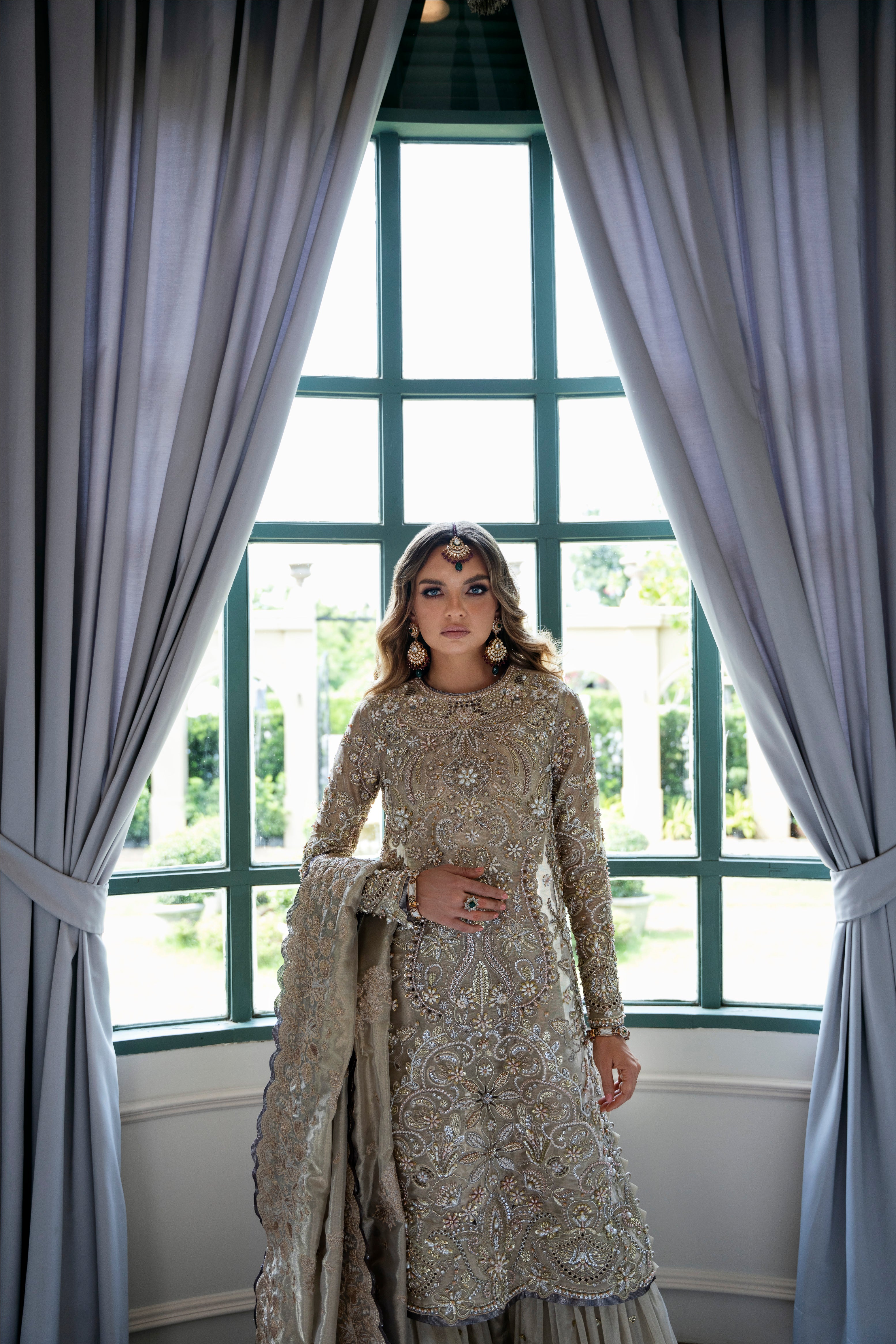 MYSIE BY TAHIRA - Formal Wear For Women - LUXE FORMALS - PAKISTANI FORMAL DRESSES - ALARA25