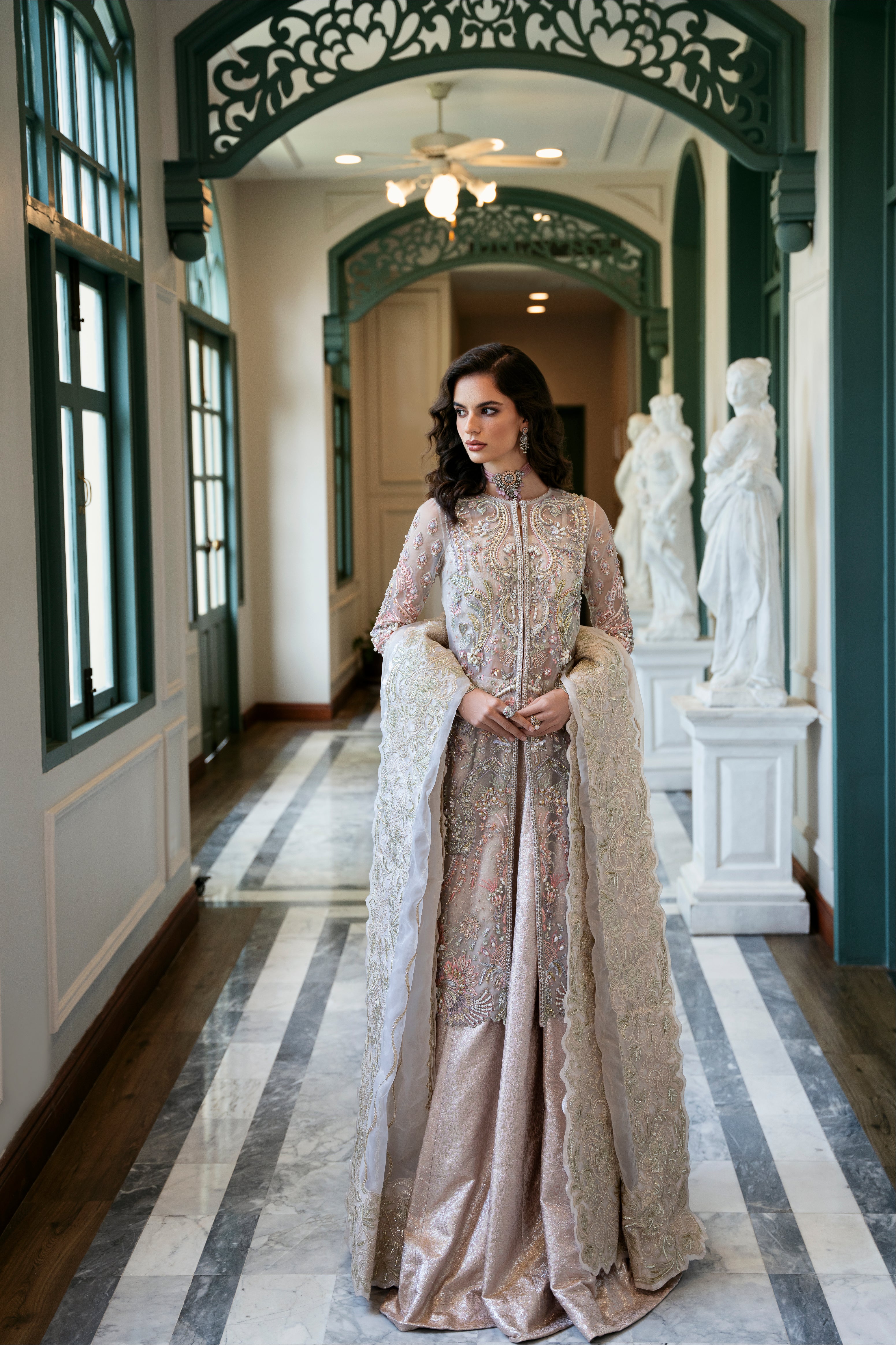 MYSIE BY TAHIRA - Formal Wear For Women - LUXE FORMALS - PAKISTANI FORMAL DRESSES - ALARA25
