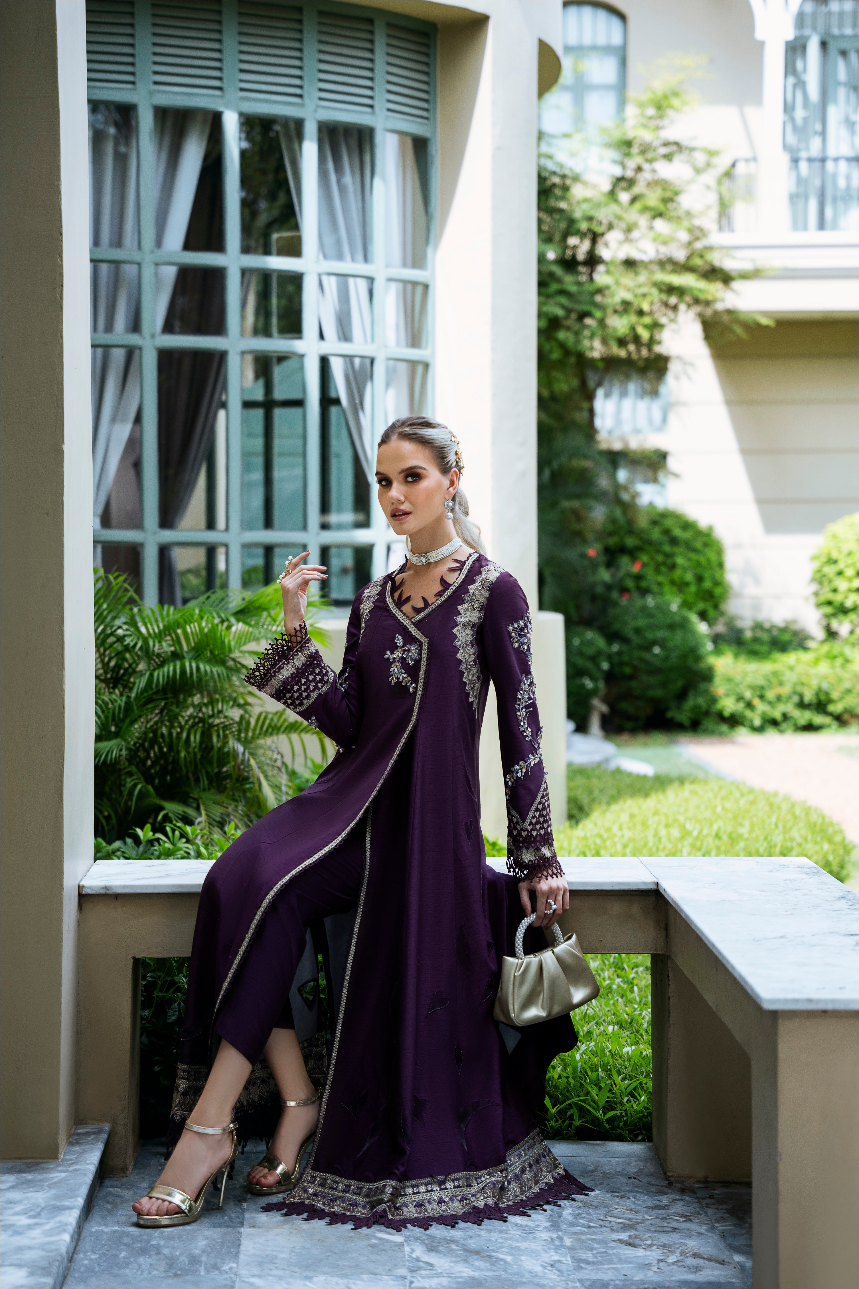 MYSIE BY TAHIRA - Formal Wear For Women - LUXE FORMALS - PAKISTANI FORMAL DRESSES - ALARA25