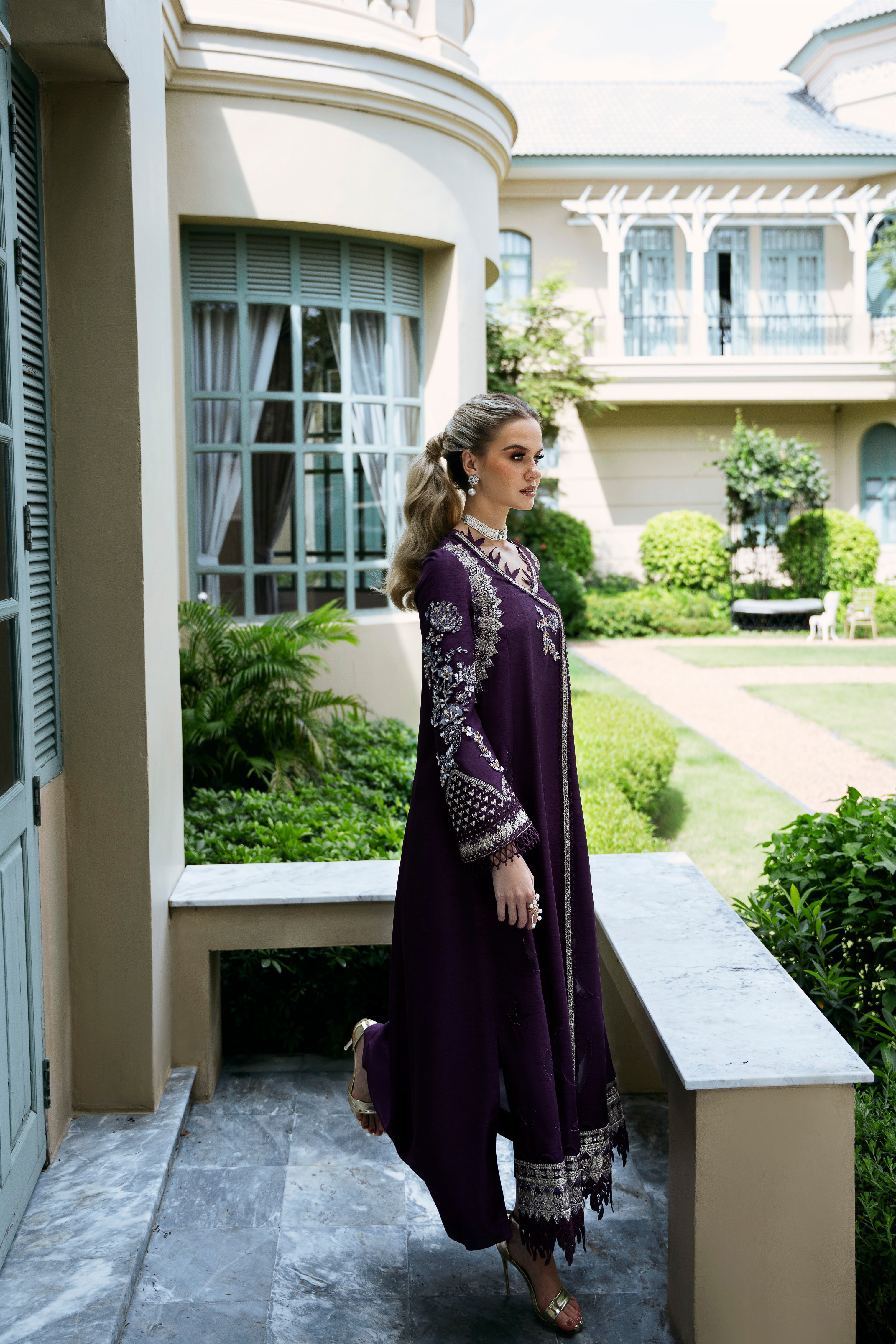 MYSIE BY TAHIRA - Formal Wear For Women - LUXE FORMALS - PAKISTANI FORMAL DRESSES - ALARA25
