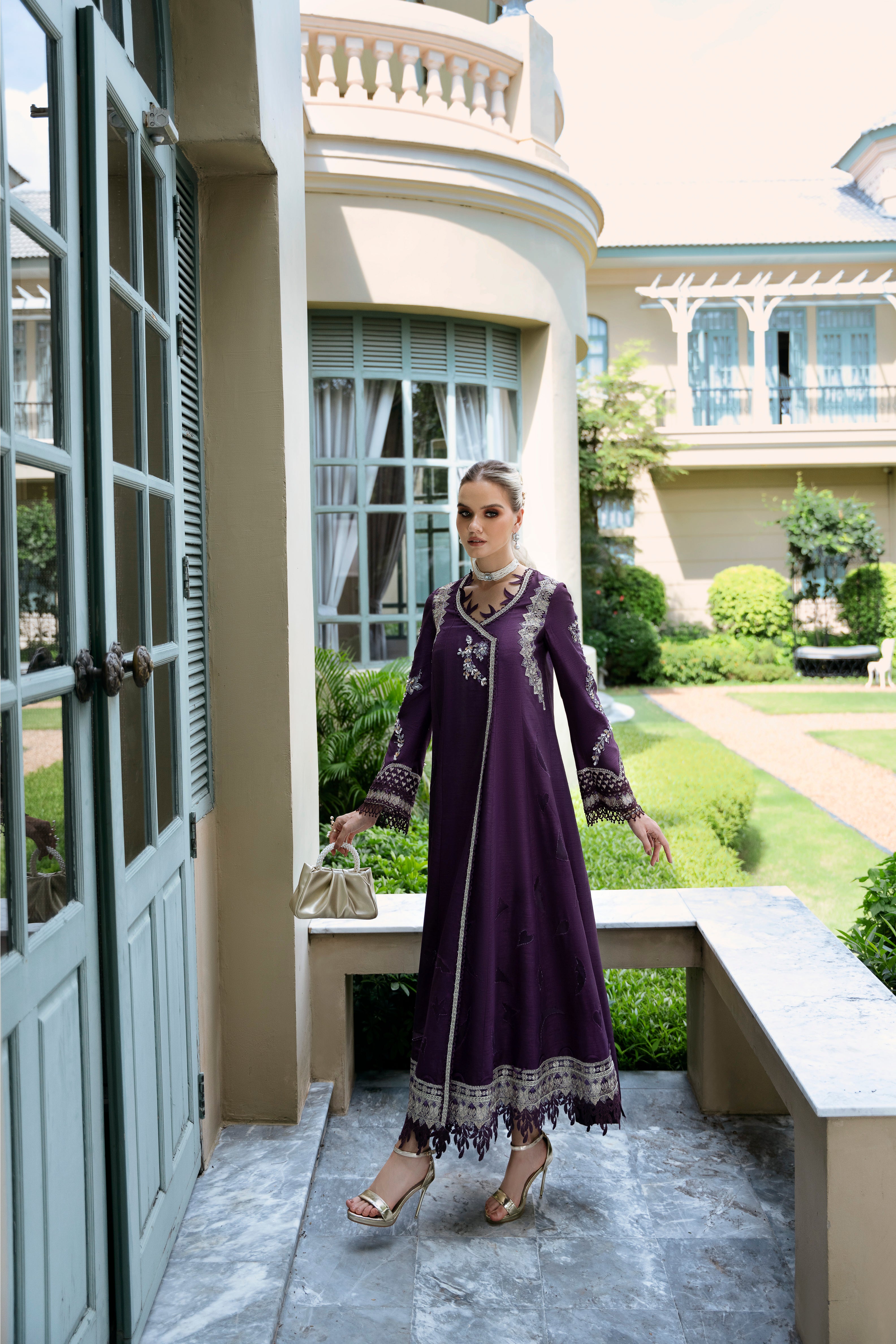 MYSIE BY TAHIRA - Formal Wear For Women - LUXE FORMALS - PAKISTANI FORMAL DRESSES - ALARA25