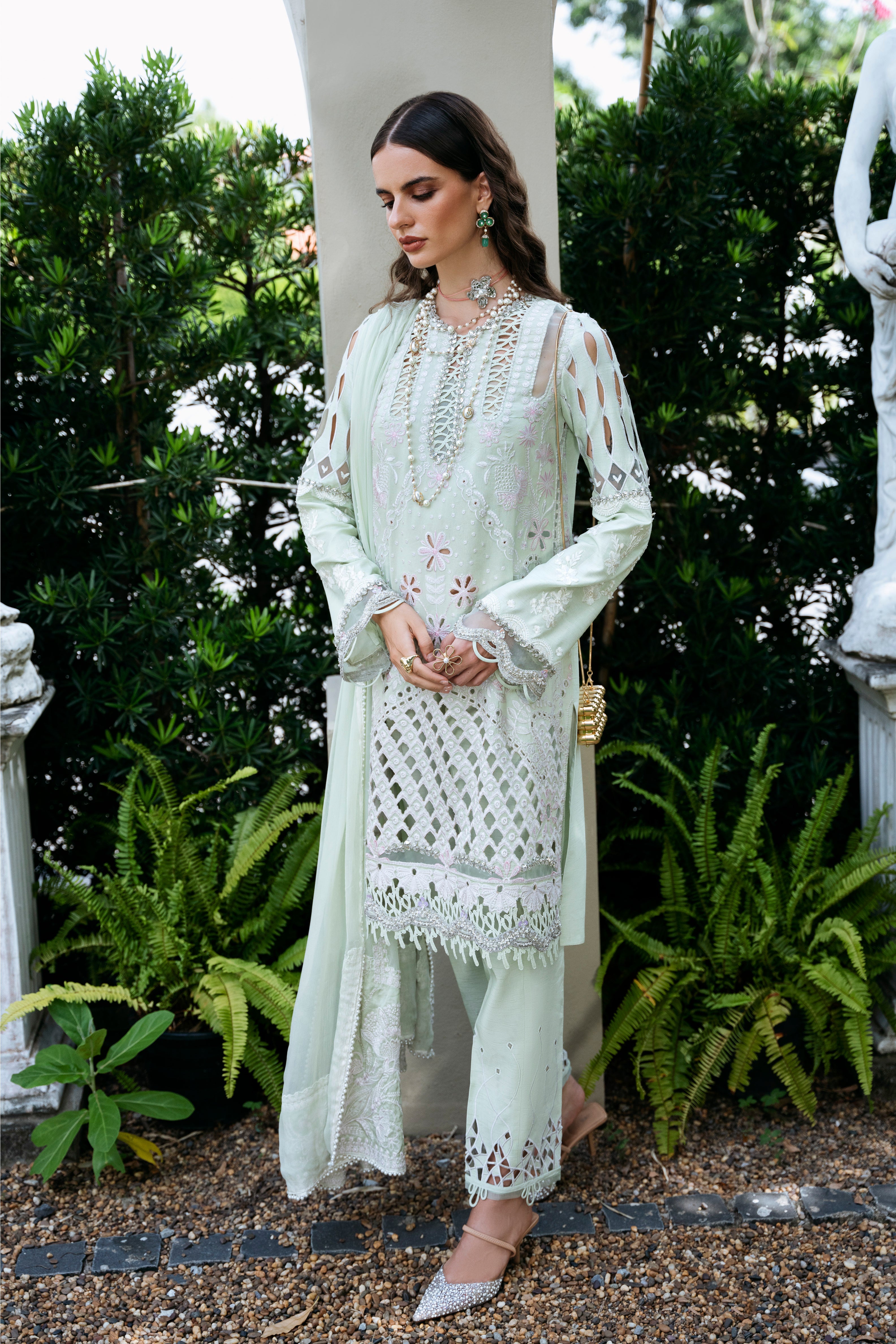 MYSIE BY TAHIRA - Formal Wear For Women - LUXE FORMALS - PAKISTANI FORMAL DRESSES - ALARA25