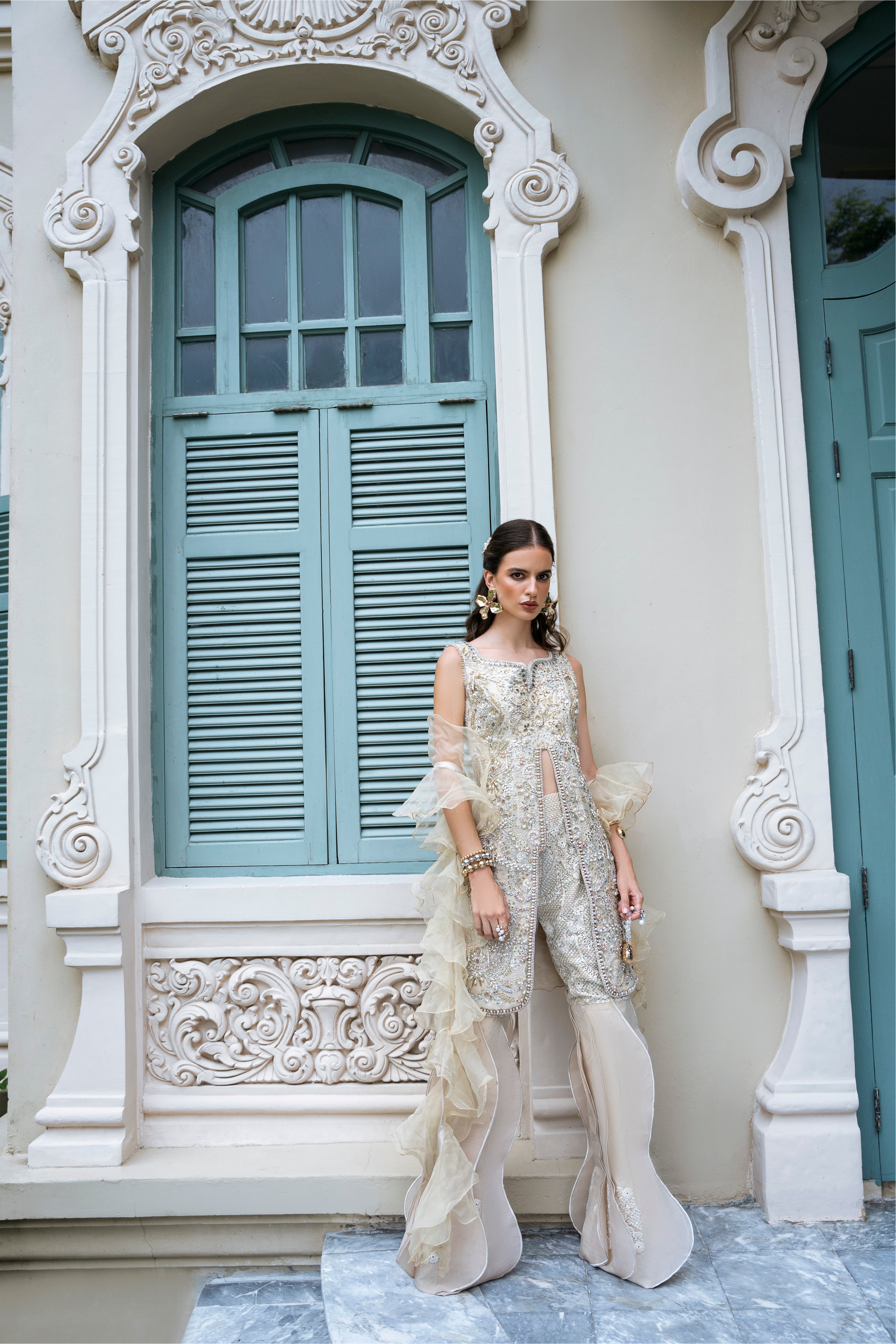 MYSIE BY TAHIRA - Formal Wear For Women - LUXE FORMALS - PAKISTANI FORMAL DRESSES - ALARA25