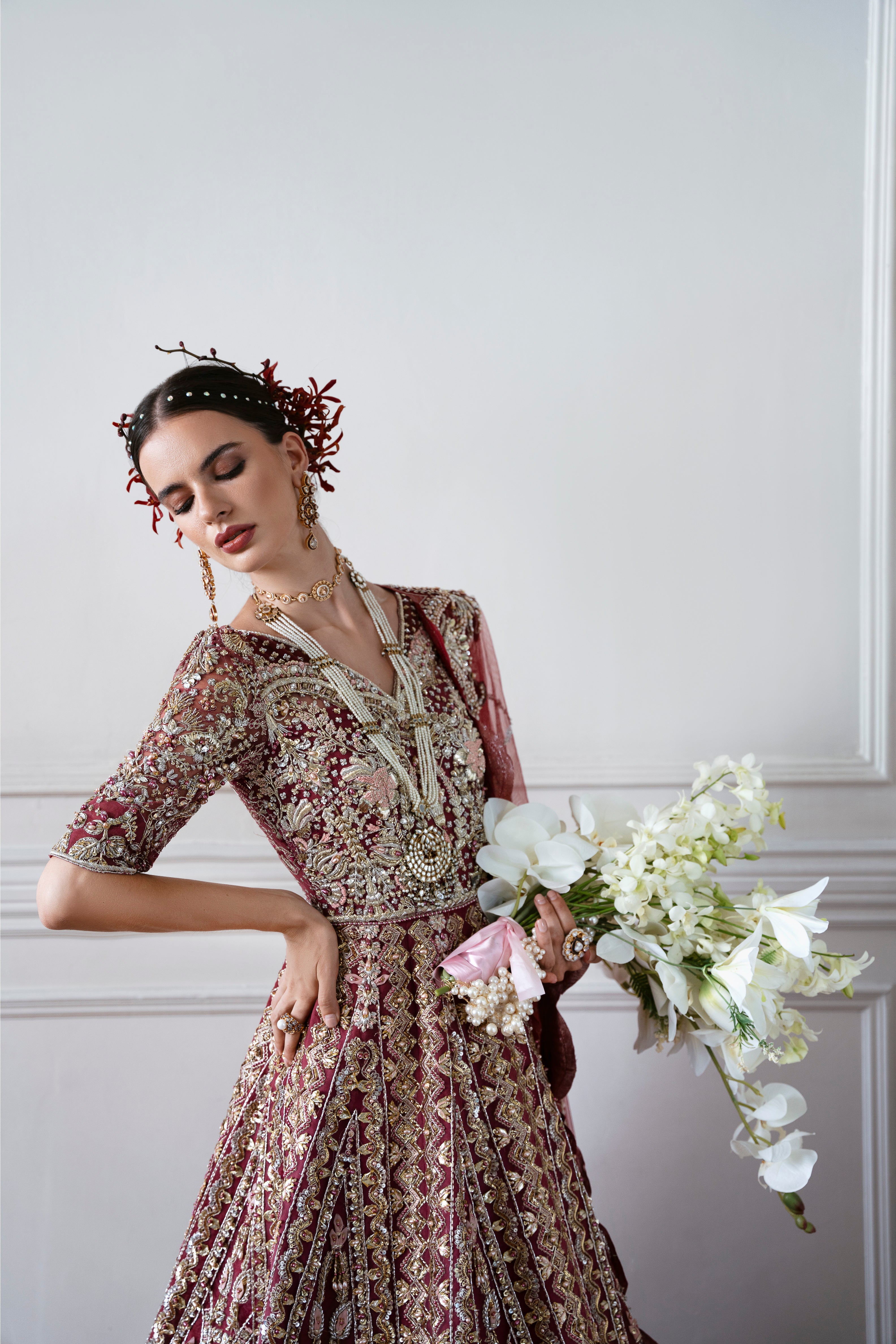 MYSIE BY TAHIRA - Formal Wear For Women - LUXE FORMALS - PAKISTANI FORMAL DRESSES - ALARA25