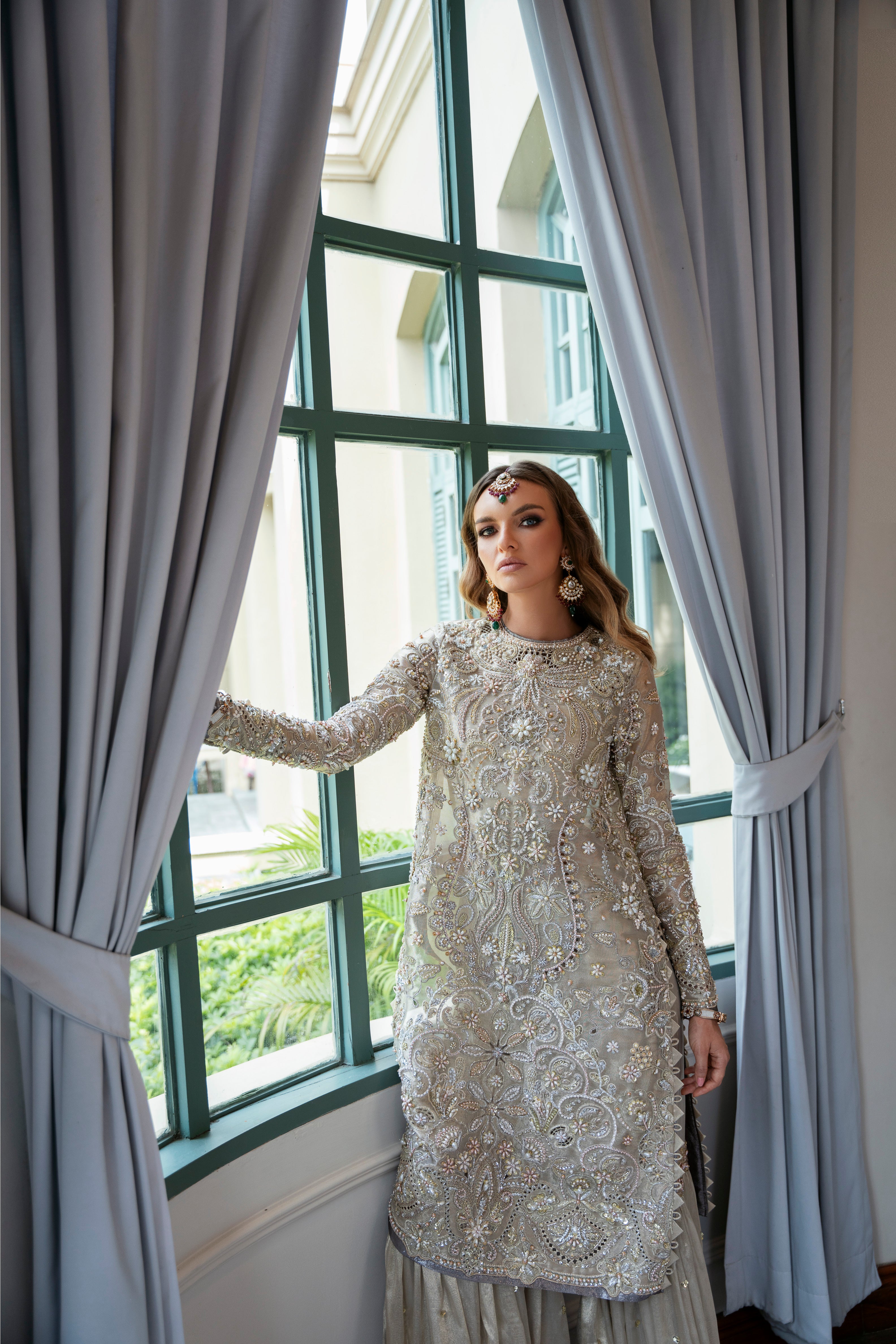 MYSIE BY TAHIRA - Formal Wear For Women - LUXE FORMALS - PAKISTANI FORMAL DRESSES - ALARA25