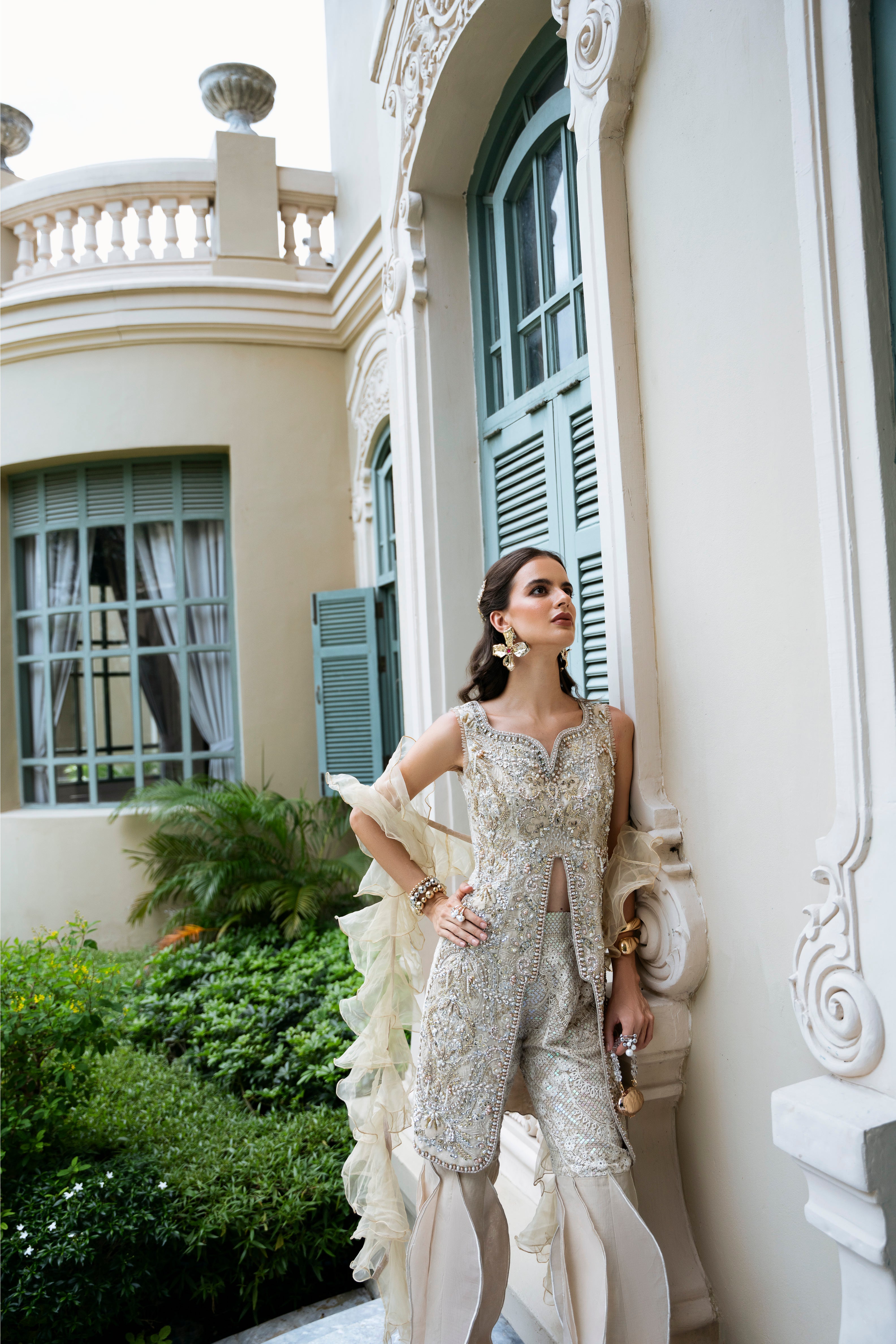 MYSIE BY TAHIRA - Formal Wear For Women - LUXE FORMALS - PAKISTANI FORMAL DRESSES - ALARA25
