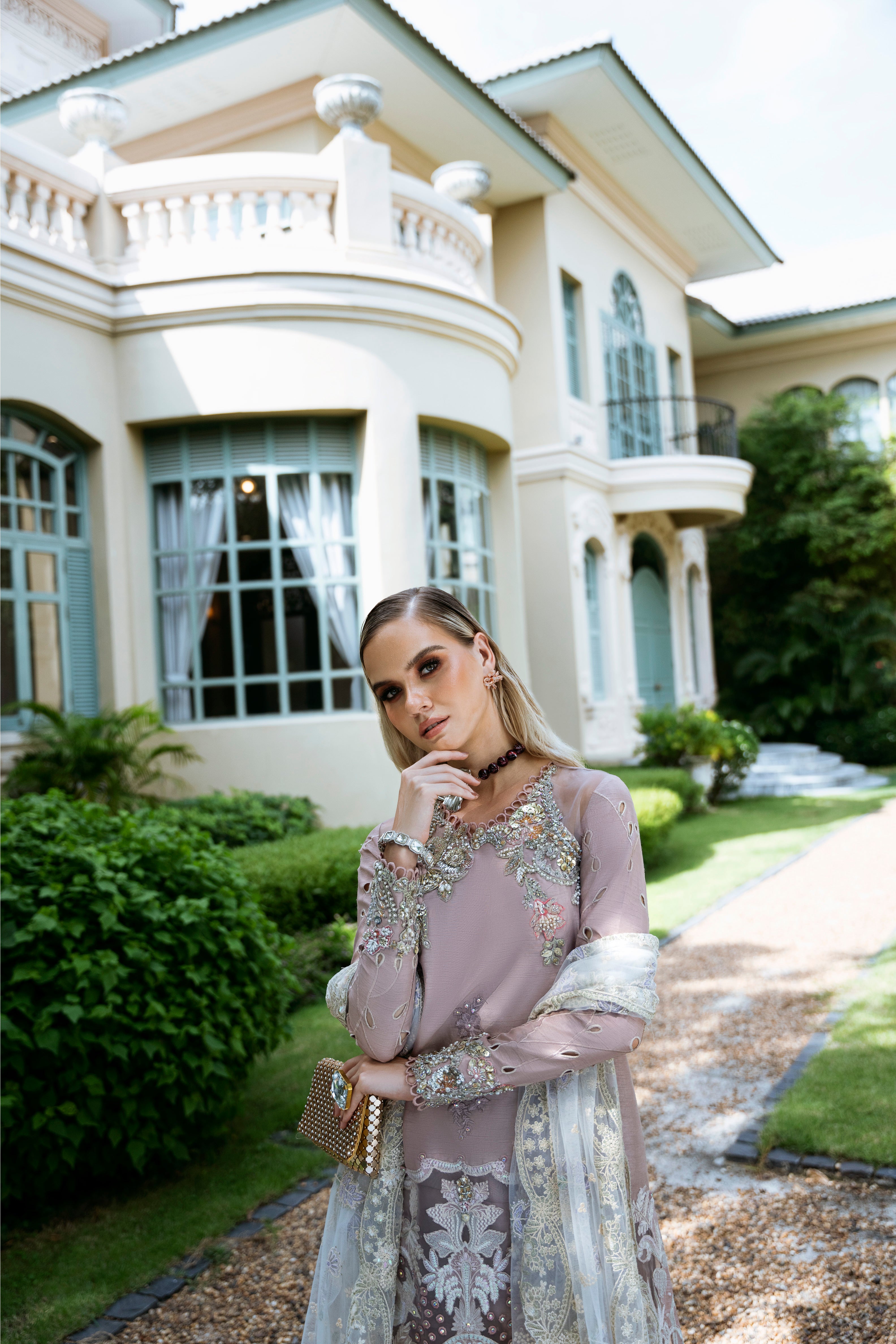 MYSIE BY TAHIRA - Formal Wear For Women - LUXE FORMALS - PAKISTANI FORMAL DRESSES - ALARA25