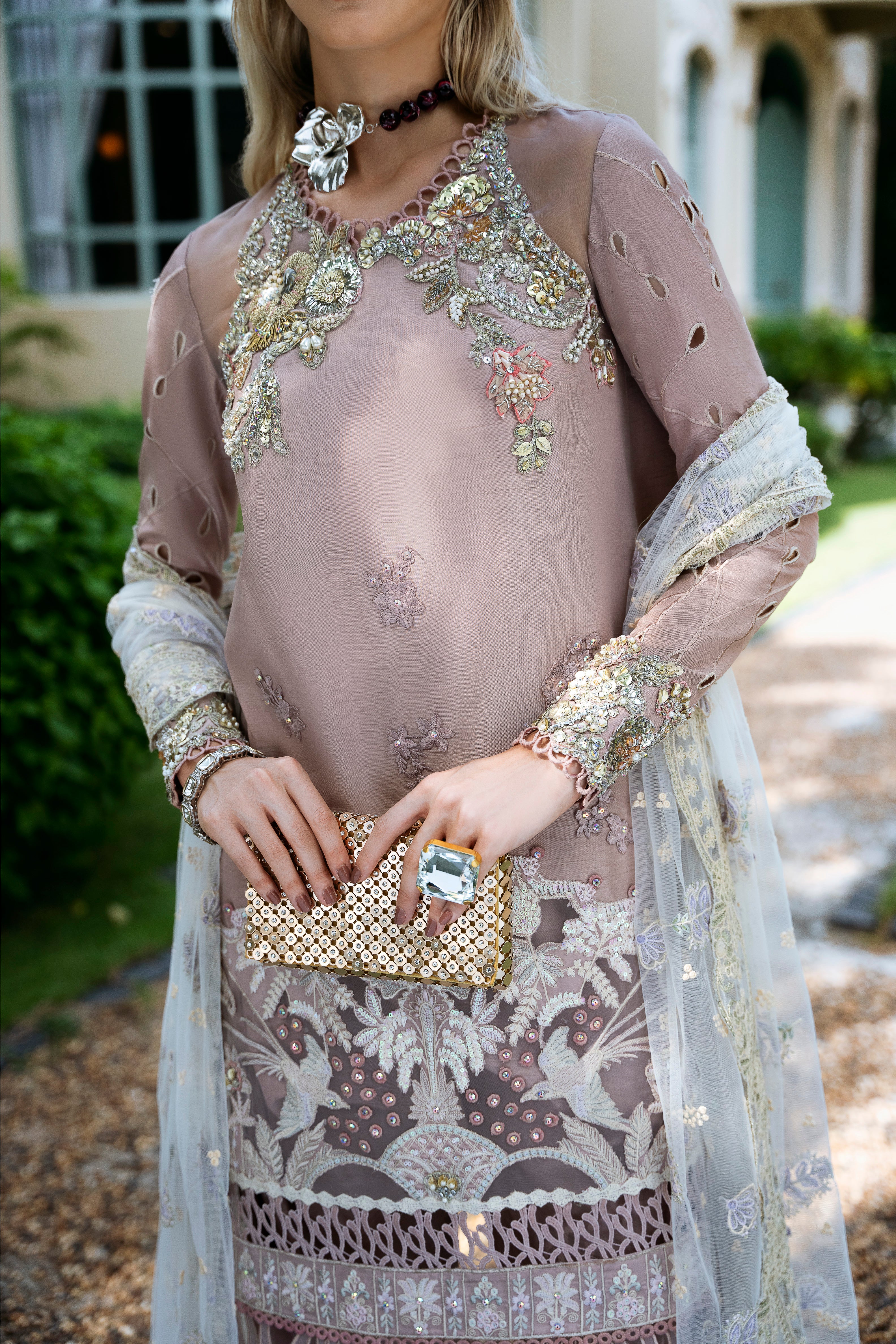 MYSIE BY TAHIRA - Formal Wear For Women - LUXE FORMALS - PAKISTANI FORMAL DRESSES - ALARA25