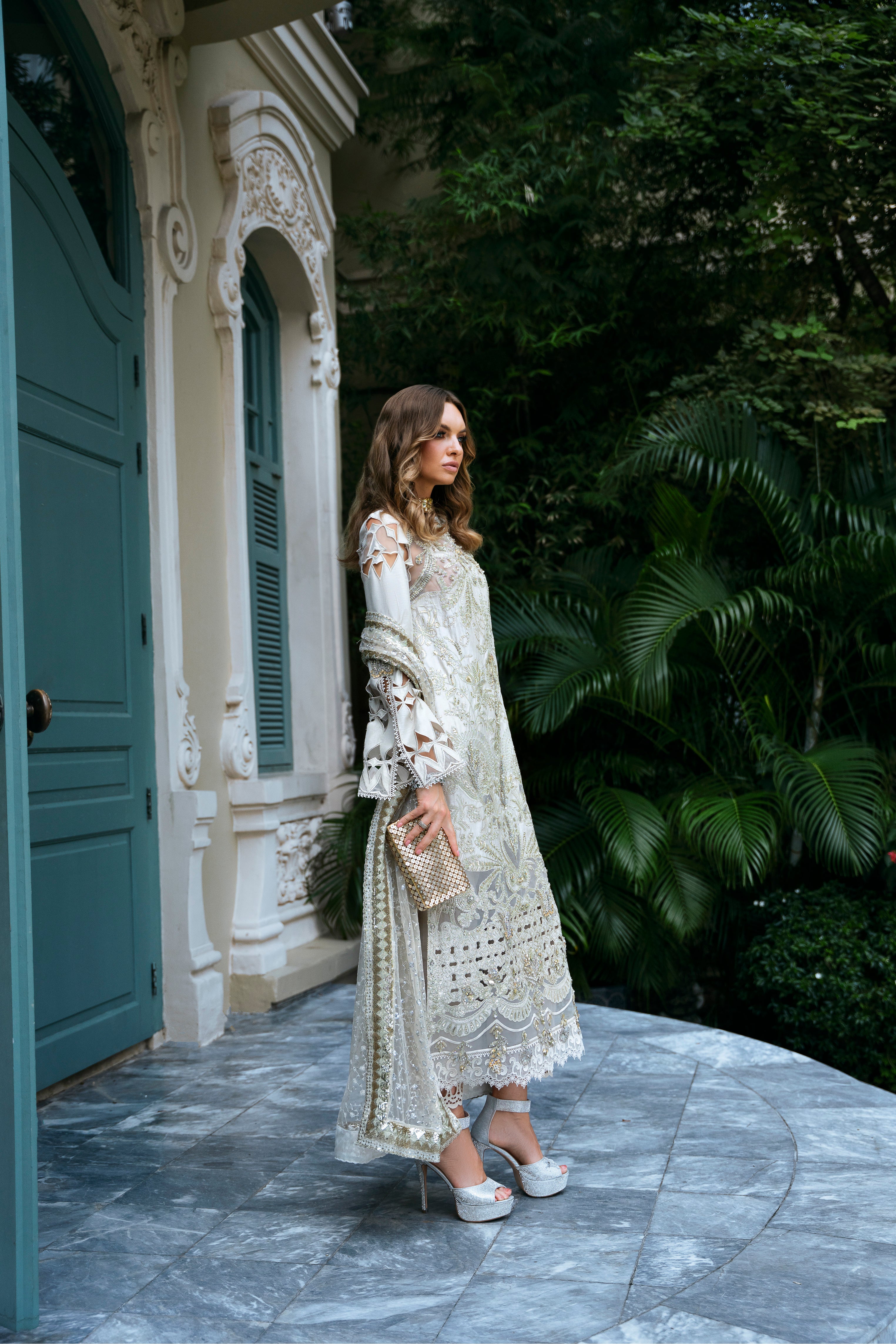 MYSIE BY TAHIRA - Formal Wear For Women - LUXE FORMALS - PAKISTANI FORMAL DRESSES - ALARA25