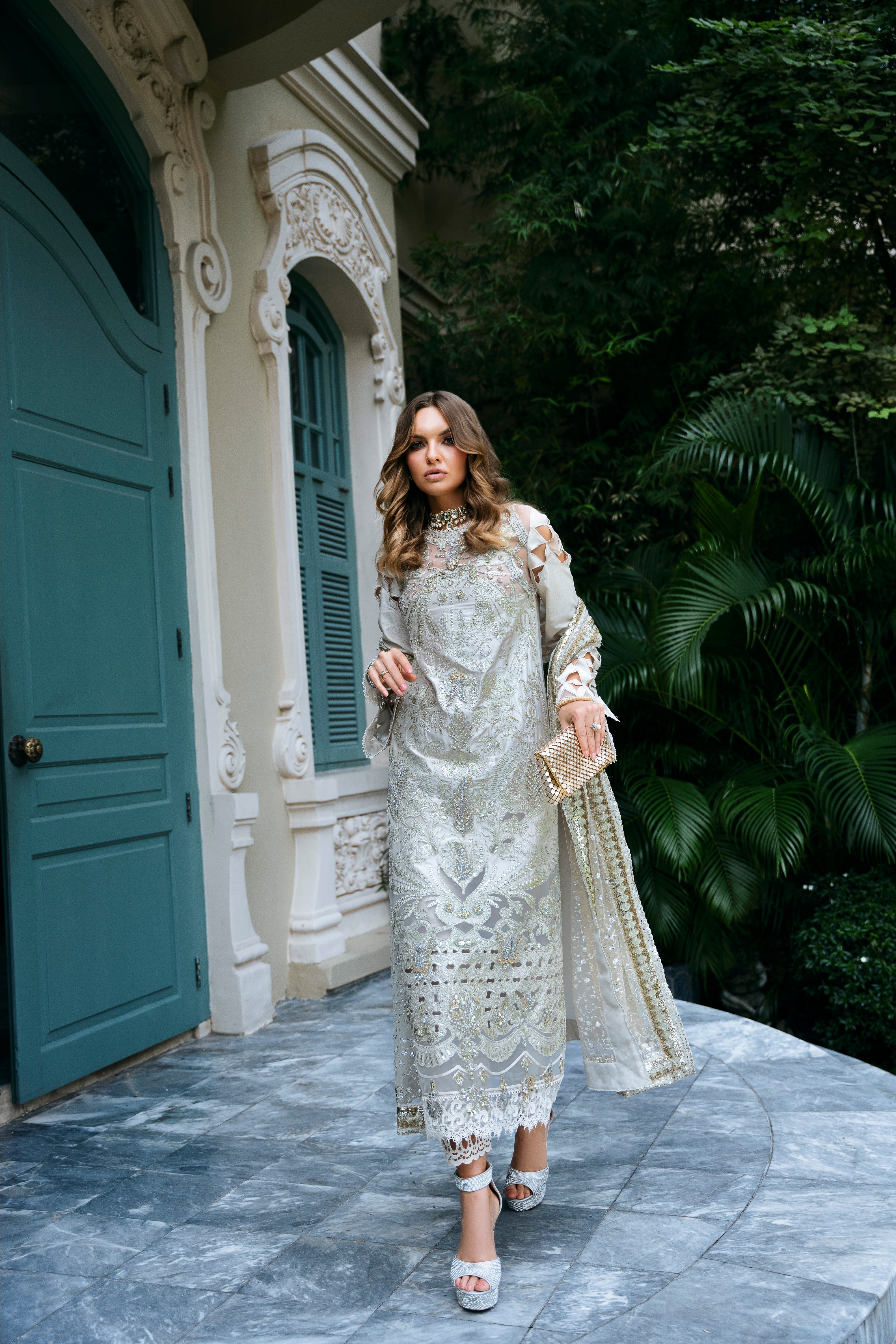 MYSIE BY TAHIRA - Formal Wear For Women - LUXE FORMALS - PAKISTANI FORMAL DRESSES - ALARA25