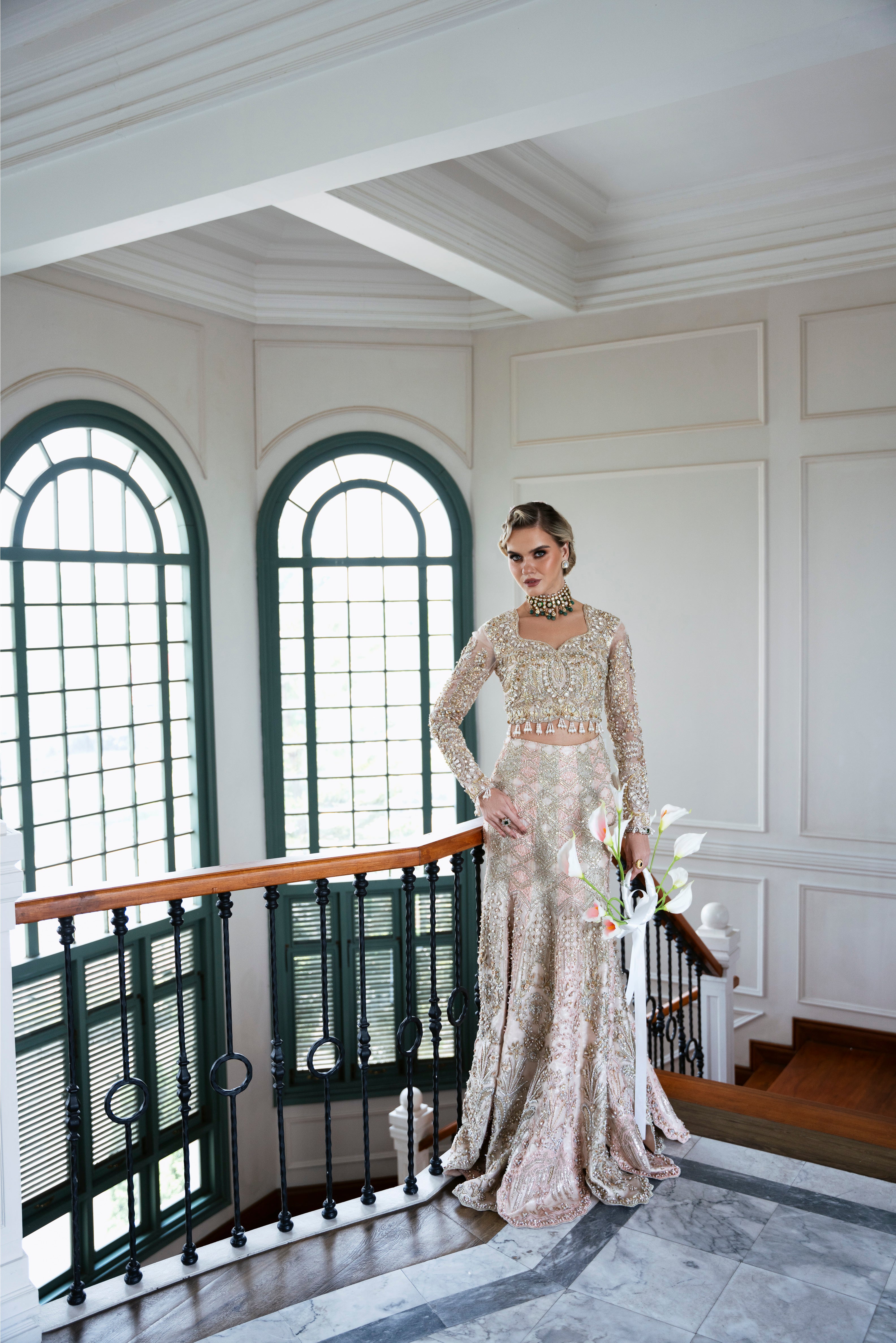 MYSIE BY TAHIRA - Formal Wear For Women - LUXE FORMALS - PAKISTANI FORMAL DRESSES - ALARA25