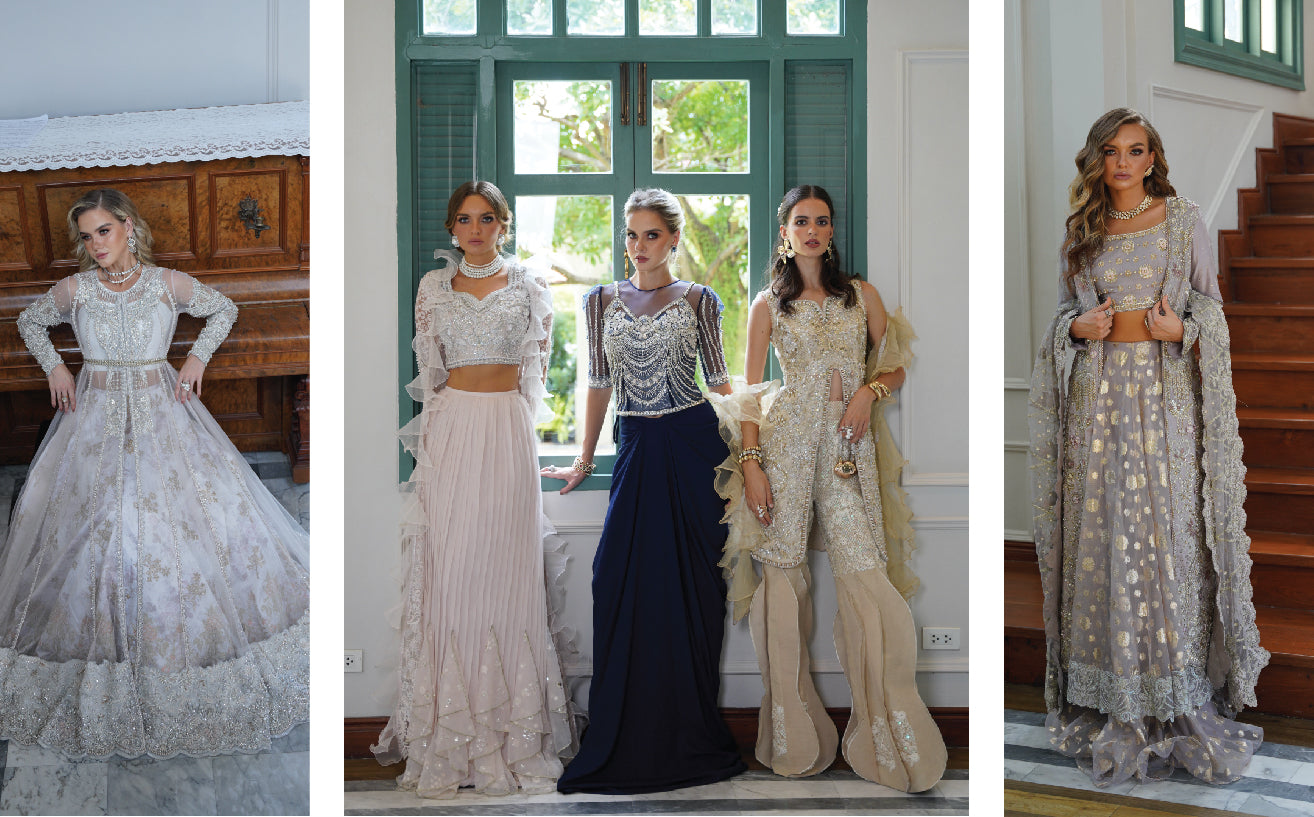 PAKISTAN LUXURY FORMAL WEAR - TRENDING & LATEST FASHION DESIGNS - ALARA25 - MYSIE BY TAHIRA