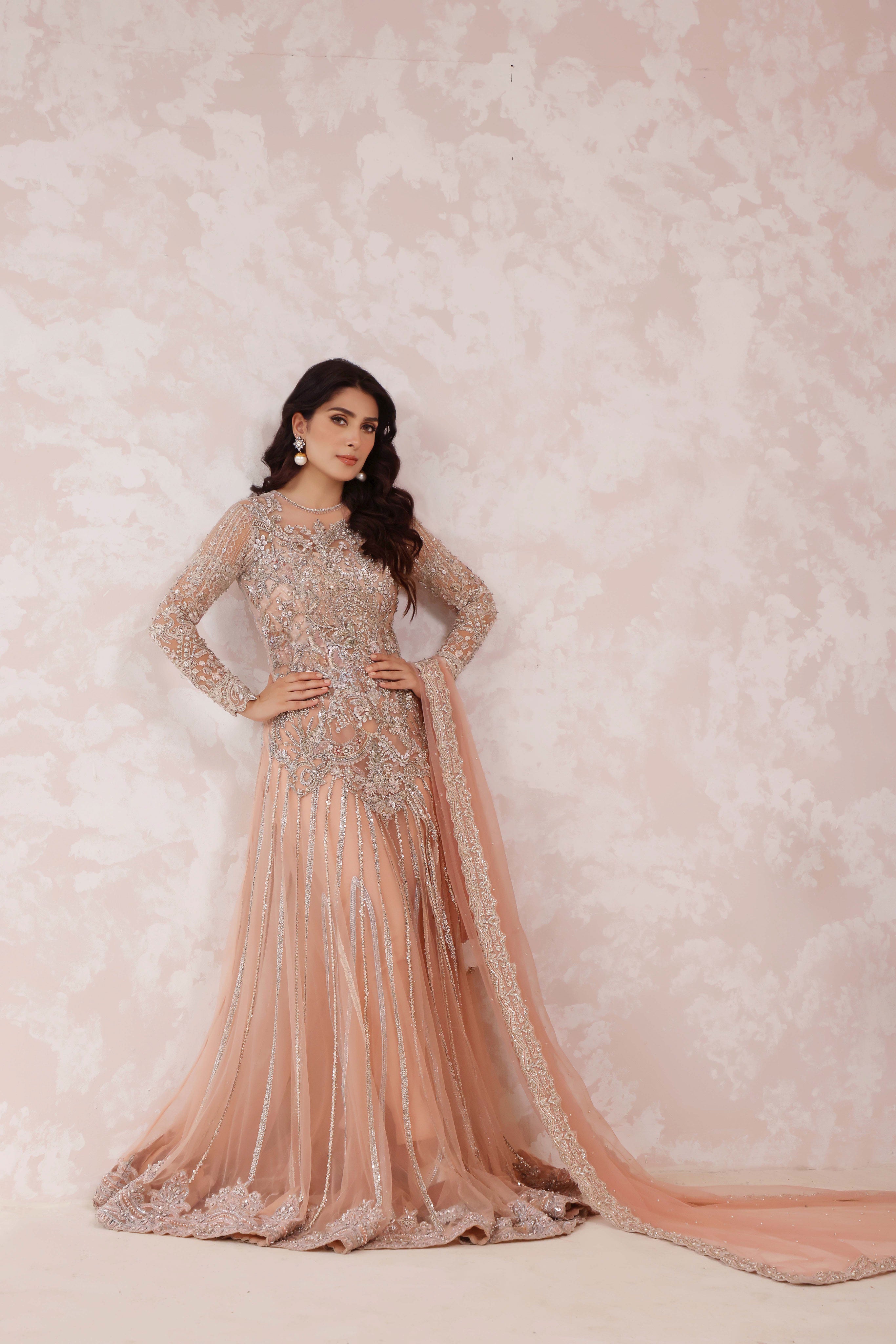 white christmas dresses Ayeza Khan - Surmol Dress main image 1