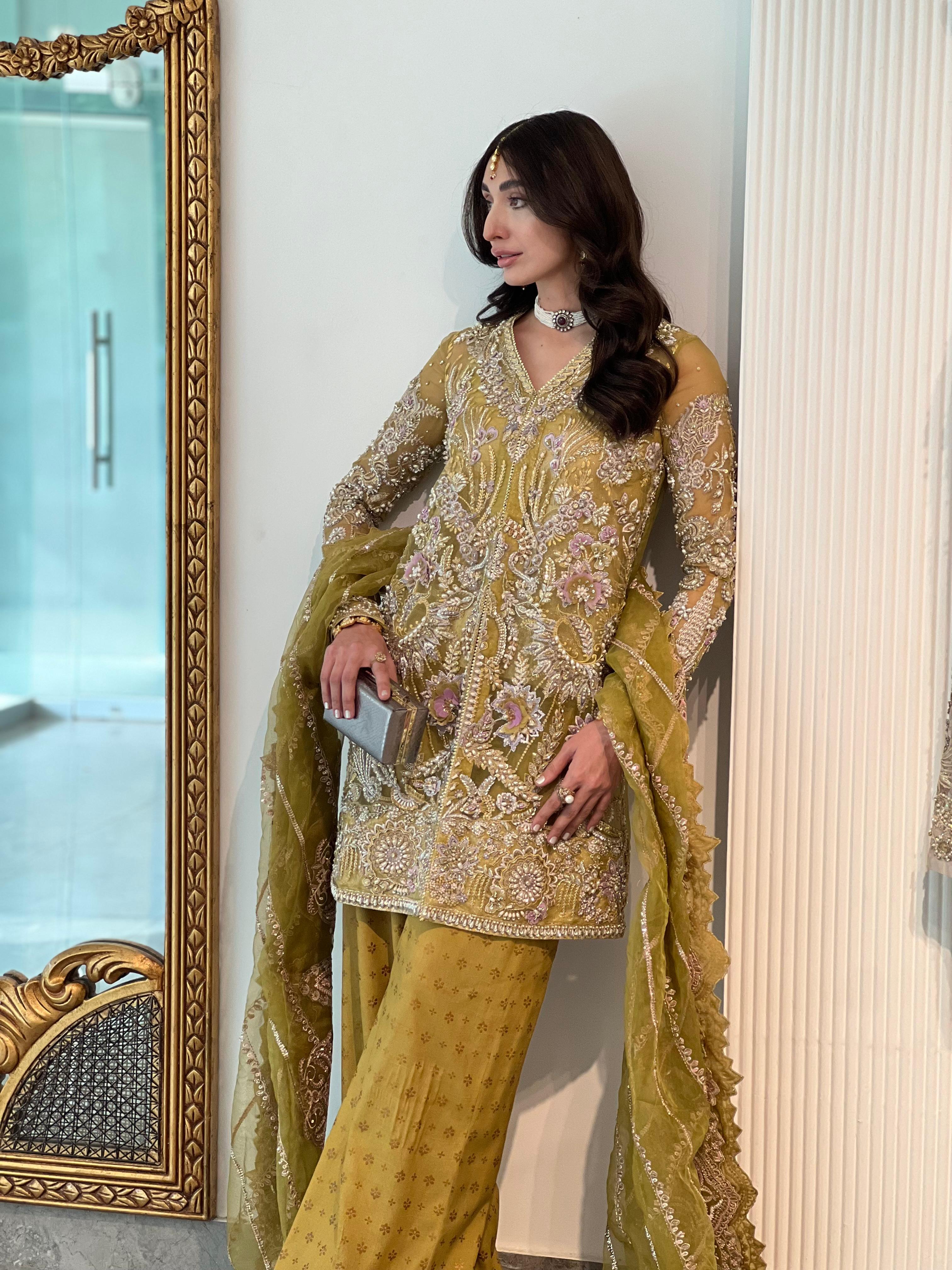 MYSIE BY TAHIRA - Formal Wear For Women - LUXE FORMALS - PAKISTANI FORMAL DRESSES - ALARA25