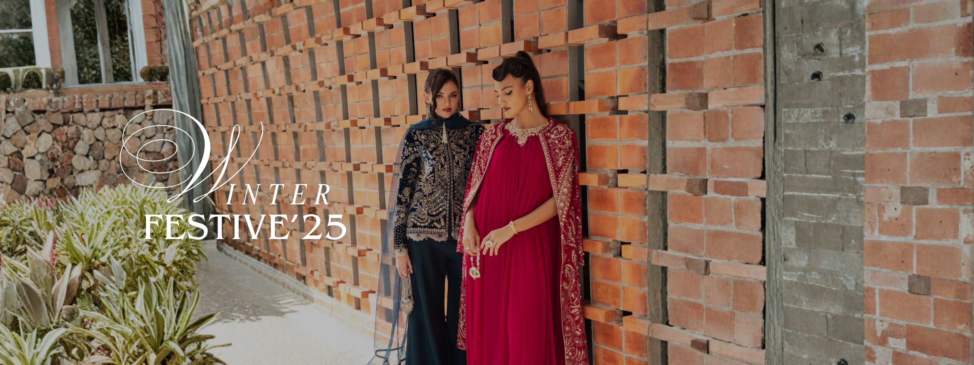 Mysie by Tahira Winter Festive'25 Collection - Exclusive Velvet, Karandi, Organza & Raw Silk Outfits for Weddings & Festive Events